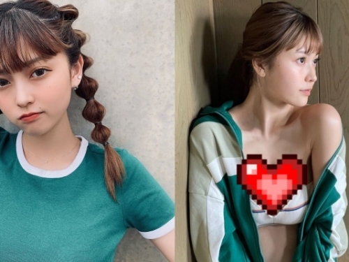 狂！正妹「櫻井音乃」年僅 19 歲發育超驚人！工作側拍照讓網友看呆