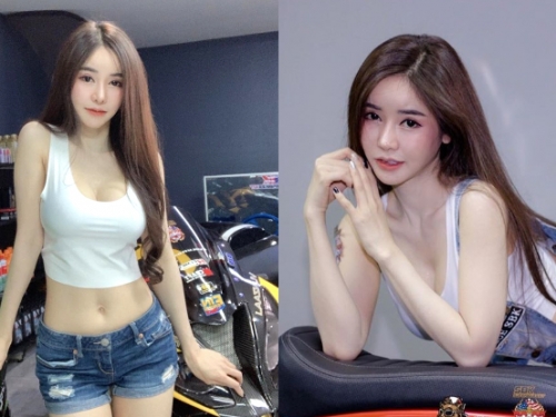也泰殺！「Bluejirarat」無辜小臉太詐騙，飽滿乳球才是真正的騷底味！