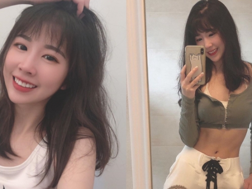 清新編輯「提扶妮Tiffany」性感腹肌超有力，「緊致美體」到哪都能神力展延！