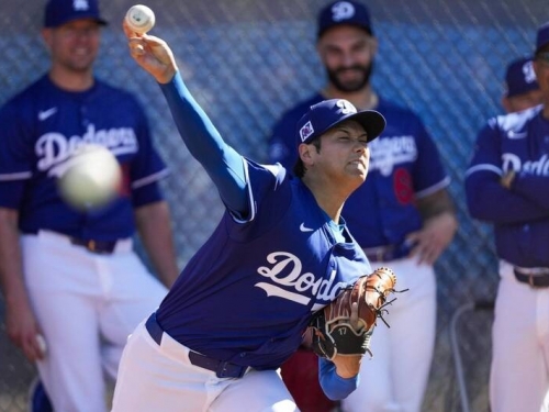 MLB》大谷翔平「新投球動作」練投飆速151KM！道奇教頭讚2亮點