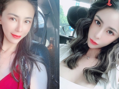 好洶湧！正妹「Nicole L」火紅低胸裝超邪惡，「性感深溝視角」辣度太高！