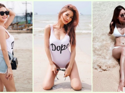 滿滿福利！超優質「沙灘爆乳妹」身材好誘惑！超火辣「美胸身材」逼死人啊…
