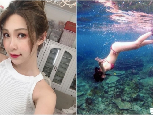 「長腿睡美人」水中出沒～浮潛時大秀「修長美腿」，ig打開全是霸氣美照