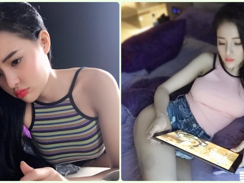 噴鼻血啦！「白皙豪乳妹」自拍照好犯規！超胸車頭燈讓人無法離開視線…