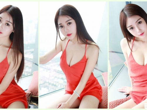 超性感「白皙美乳妹」奶量有夠犯規！滿滿的「深夜福利」畫面太誘惑…