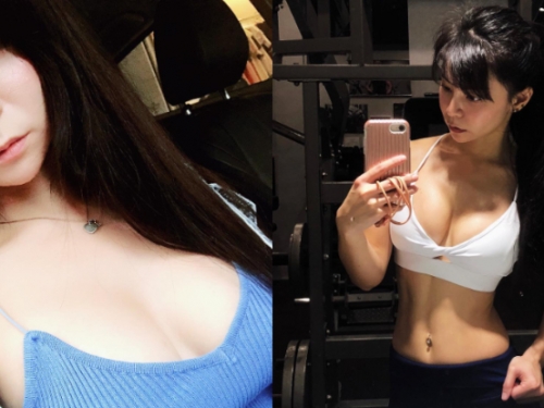 自稱妖豔健貨！「台版澀谷由里」爆乳健身　飽滿上圍快炸裂！