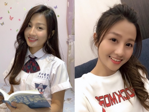 文化系花Mega進化！青澀小妹「邱紫庭」大漲奶　渾圓「乳白色雪球」讓人移不開視線