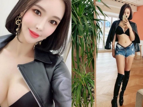 九頭身小姐姐「火辣內衣直接外穿」，「飽滿的渾圓乳量」太震撼！