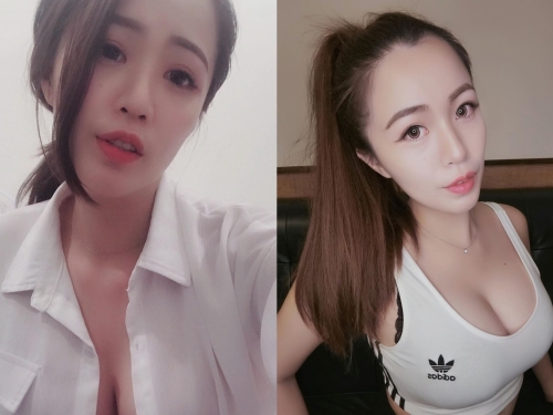 正妹保險員「張箖」乳爆白襯衫！胸前「超巨車頭燈」直接溢出