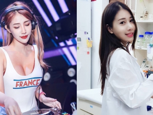 性感DJ「米小米 mina」攻佔舞台爆乳刷碟　雙峰跟著節奏彈跳打節拍