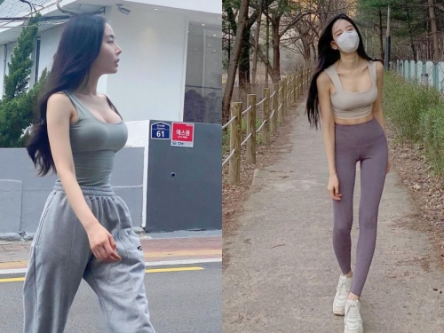 戶外遇「超正氣質美女」展現苗條曲線！完美身材回頭率滿分