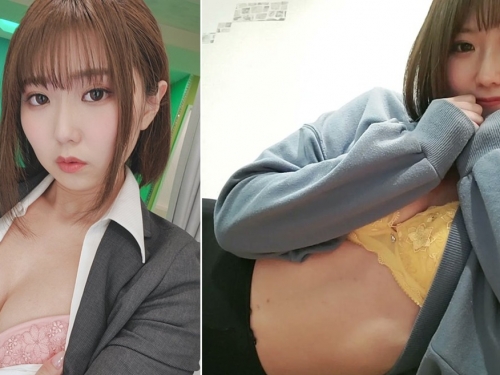 欲求不滿！　C罩杯新手人妻「春乃真奈美」老公常出差、寂寞難耐AV出道！