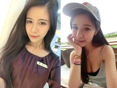 全台最美珠寶店員！制服下「隱藏巨乳」猛到讓人忘記原本是來買女友禮物...