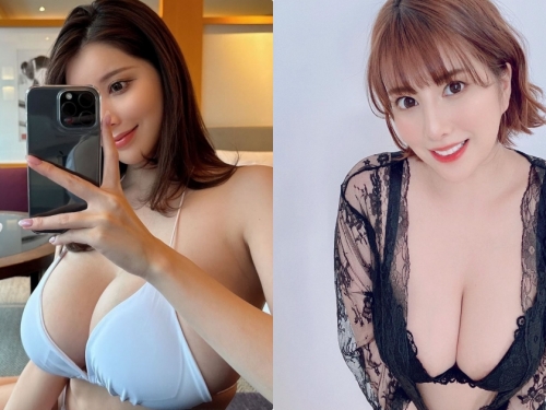 巨乳女神「凪光」乳量升級到K奶，新作中「奶壓玻璃」畫面太兇狠！