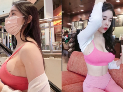 搭手扶梯被長輩「痣止」，「厚重猛乳」走到哪都是凶猛未爆彈！