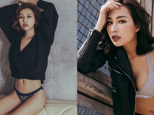 天氣熱起來，衣服也脫起來！健康系辣模「童恩 Ashelly」大曬美乳、馬甲線...一解你的渴