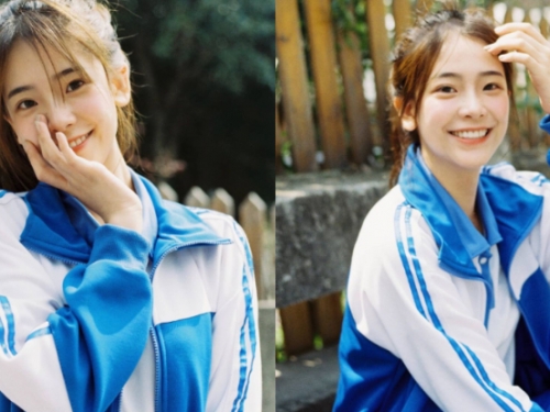 「鄰家學生妹」陽光笑顏超酥麻，海風下的「性感嫩體」讓人秒脫單