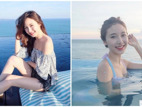 泰國正妹海邊辣曬白皙美腿　歌聲超美聽完讓人醉翻了！
