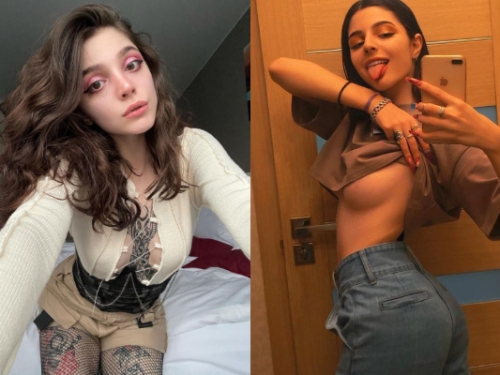 幸福來得好突然！骨感正妹衣服一撩…無罩露出「含乳量超高」雙奶包