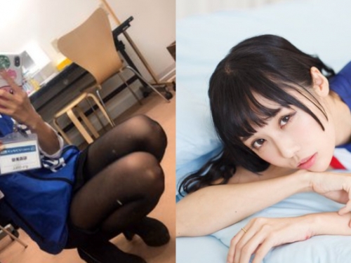 電器行美女店員「稻森美優」黑絲逆天長腿太性感　根本是競技泳衣代言人！