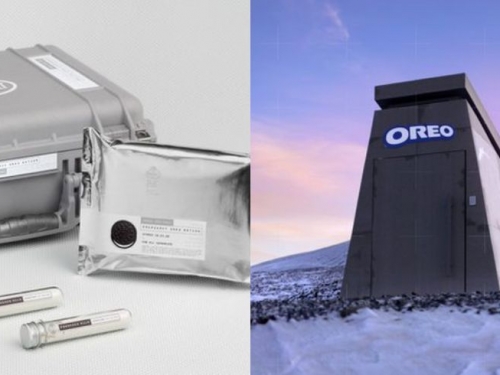 超狂創舉「OREO 保險庫」竟蓋在冰天雪地中，餅乾改用銀色高科技包裝抗寒且抗熱