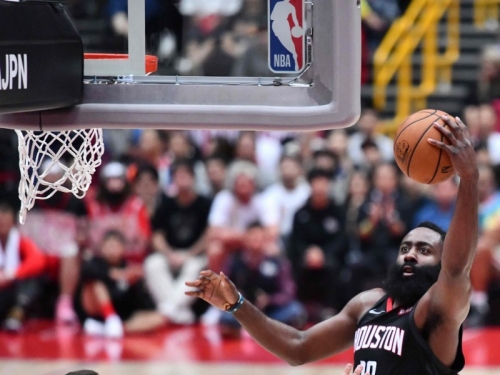 NBA》力挺言論自由的哈登攜手魏少轟44分 火箭日本賽第二場勝暴龍