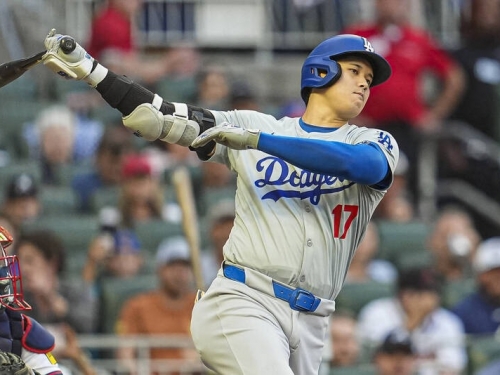 MLB》大谷怪力夯184KM二壘安、單場2長打！ 道奇超狂7分大局打爆勇士