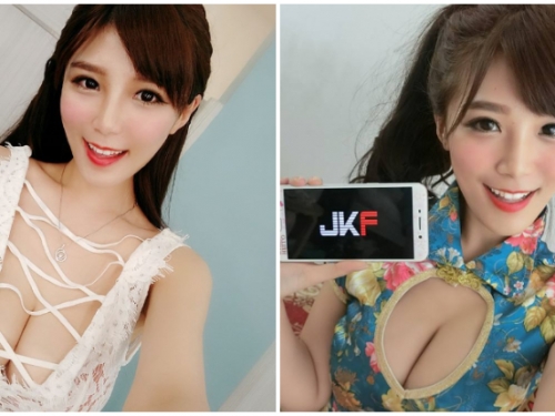 大人最愛的「爆乳Kitty」！綁帶洋裝讓豪放美乳出來透氣，繩子一鬆就是最美好的意外！