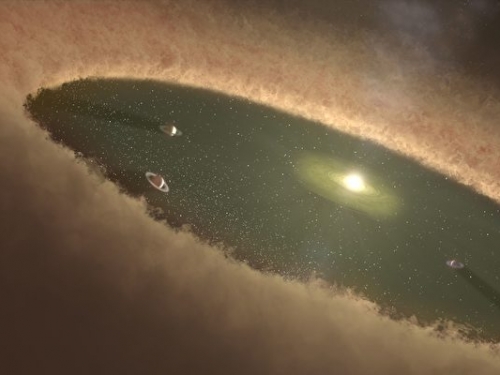 新生恆星竟有類似星系的旋臂