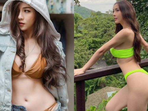 比基尼不離身！「性感辣模」走到哪都在釋放魅力，「巨乳豐臀」等級好高！