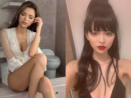 十三億人驚呆了！中國辣模不接地氣接洋氣　「胸前兩點穿環」形狀明顯