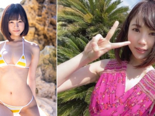 正港寫真偶像下海！　G罩杯火辣小隻馬美少女「天宮花南」AV出道！