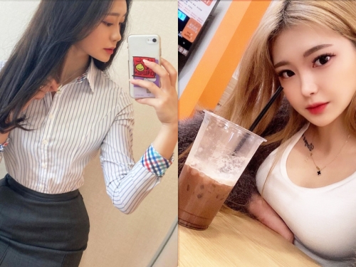 很愛喝飲料的「超兇正妹」，脾氣壞壞「乳量超飽滿」！