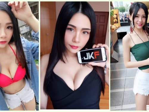 受不了！超胸「爆乳奶茶妹」極品乳量太挑逗！狂野的「自拍視角」畫面有夠吸睛…