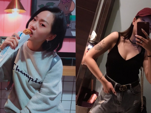 暗黑系吳謹言！嬉皮感正妹「Winnie」高冷率性電眼超殺，連細肩帶也藏不住兇猛武器！