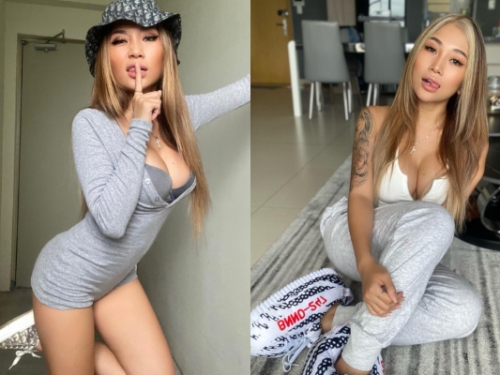 性感辣妹使出「乳集中術」　高聳挺立的胸前風光讓人目光不自覺聚焦