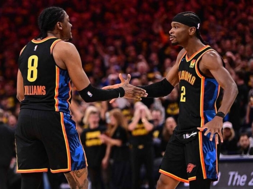 NBA季後賽》雷霆上半場得分破紀錄 狂勝金塊43分扳平系列賽