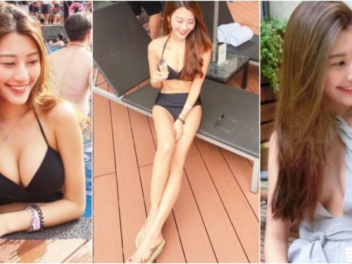 太犯規！「極品雪乳老闆娘」洋裝設計超邪惡！「渾圓雙球」就快掉出來啦！