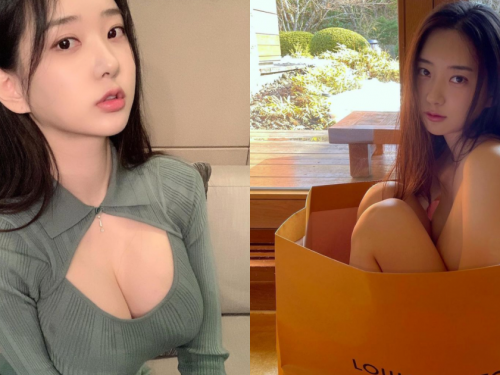 一絲不掛！火辣人妻「申才恩」裸身躲紙袋，耍壞問：誰能輕輕舉起我？