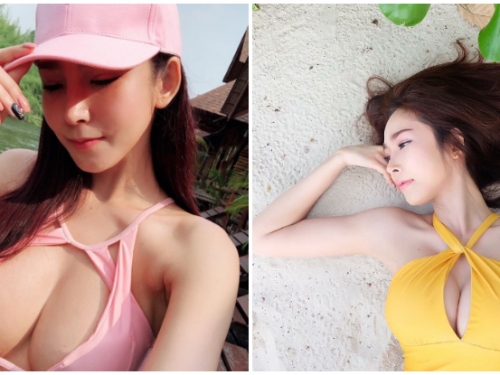 乳浪太強不晃不行！「爆乳正妹」身材曲線超火辣，美臀美乳盡收眼底！
