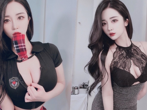 女團辣妹BOMI「爆乳曲線」辣得可以，「豐滿乳量」超挑逗視覺神經！