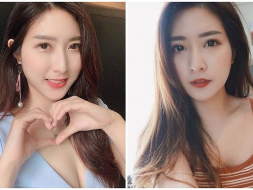 正妹比心「白嫩美乳」好搶鏡，「嫵媚表情」讓人好想娶回家！