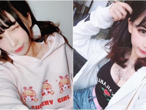 「甜美萌妹洛洛子」冬天包緊緊，外套裡「份量驚人」，雪白溝溝讓人移不開眼～