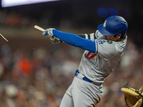 MLB》大谷翔平猛揮打斷球棒！道奇名投大讚驚人怪力：那可以賣3萬