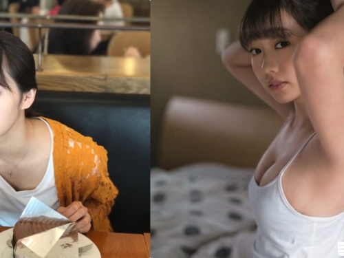 日本最夯！萌到翻掉「原石美女」著終極兇器「白背心」！小貓誘惑力讓網友都暴動啦！