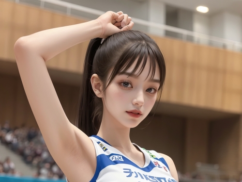 AI生成美女~排球美女