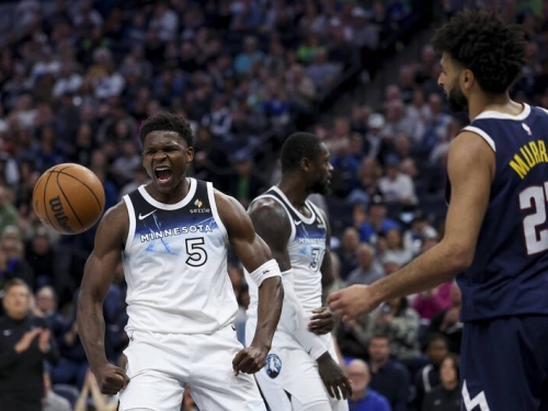 NBA》愛德華茲轟34分刷新隊史三分新猷 灰狼大勝金塊收2連勝