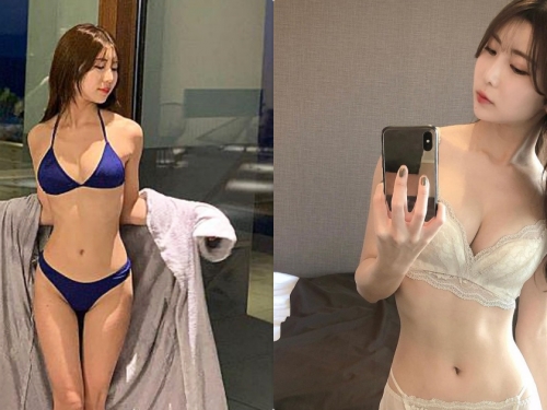 美乳櫻花妹「窗邊脫下浴衣」，「超辣的比基尼線條」太養眼了！