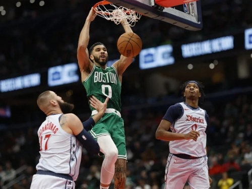 NBA》泰托姆回歸繳28分12籃板 塞爾蒂克對戰巫師7連勝