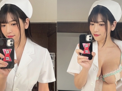 「日本巨乳 No.1」化身白衣天使！掀開護士服蹦出「驚人 I 級身材」